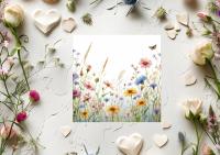 Wildflowers - Single Card or Bulk 10 Pack of Gift Cards