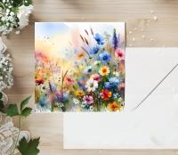 Wildflowers - Single Card or Bulk 10 Pack of Gift Cards