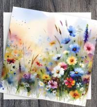 Wildflowers - Single Card or Bulk 10 Pack of Gift Cards