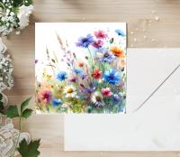 Wildflowers - Single Card or Bulk 10 Pack of Gift Cards