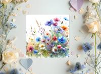 Wildflowers - Single Card or Bulk 10 Pack of Gift Cards