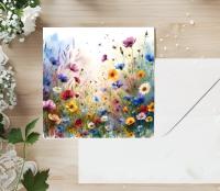 Wildflowers - Single Card or Bulk 10 Pack of Gift Cards