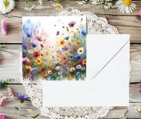 Wildflowers - Single Card or Bulk 10 Pack of Gift Cards