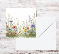 Wildflowers - Single Card or Bulk 10 Pack of Gift Cards