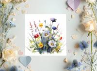 Wildflowers - Single Card or Bulk 10 Pack of Gift Cards