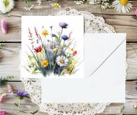 Wildflowers - Single Card or Bulk 10 Pack of Gift Cards