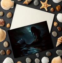 Mermaid Greeting Cards, Set of 5 Designs, Bulk Pack of Cards