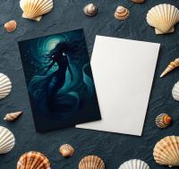 Mermaid Greeting Cards, Birthday, Invitations, Thank You Cards