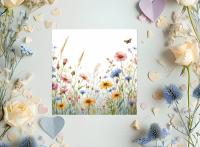 Wildflowers - Single Card or Bulk 10 Pack of Gift Cards