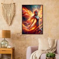 Fire Fairy - Original Art Print - Framed or Unframed