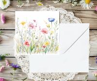 Set of Floral Gift Cards, 3 Designs, Bulk Pack of Cards