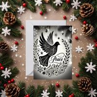 Dove of Peace - Christmas Card - Single or Bulk Pack of Christmas Greeting Cards