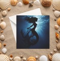 Mermaid Greeting Cards, Birthday, Invitations, Thank You Cards