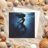 Mermaid Greeting Cards, Birthday, Invitations, Thank You Cards