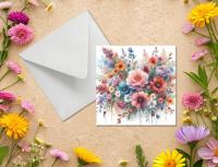 Set of Floral Gift Cards, 3 Designs, Bulk Pack of Cards