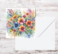 Set of Floral Gift Cards, 3 Designs, Bulk Pack of Cards