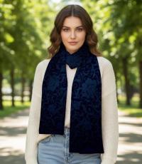 Velvet Scarf - Soft long Scarf, Multiple colors