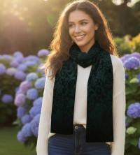 Velvet Scarf - Soft long Scarf, Multiple colors
