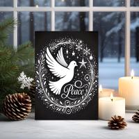 Dove of Peace, Set of 4 Designs, Christmas Cards, Holiday Bulk Pack of Cards