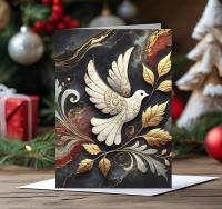 Dove of Peace - Christmas Card - Single or Bulk Pack of Christmas Greeting Cards