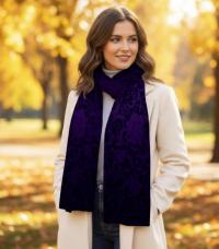 Velvet Scarf - Soft long Scarf, Multiple colors