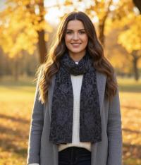 Velvet Scarf - Soft long Scarf, Multiple colors