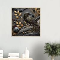 Raven Print - Framed or Unframed - Original Art - Print on Paper
