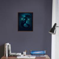 Mermaid Print - Framed or Unframed - Original Art - Print on Paper