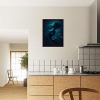 Mermaid Print - Framed or Unframed - Original Art - Print on Paper