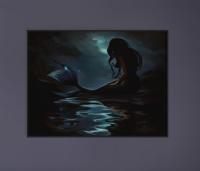 Mermaid Print - Framed or Unframed - Original Art - Print on Paper