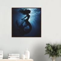 Mermaid Print - Framed or Unframed - Original Art - Print on Paper