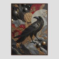 Raven, Original Art, Framed or Unframed Print on Paper