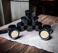 Black Violet UV Glass Jar with Airtight lid, Wide Mouth Jar, Miron Glass Cosmetic Jar