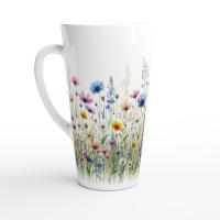 Latte 17oz Ceramic Mug - Coffee or Tea Cup, Extra Tall