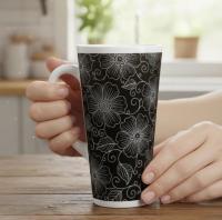 Latte 17oz Ceramic Mug - Coffee or Tea Cup, Extra Tall