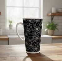 Latte 17oz Ceramic Mug - Coffee or Tea Cup, Extra Tall