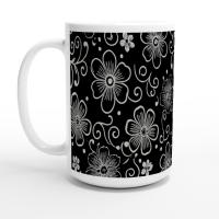 Floral Cups -  Large and Small Ceramic Mug