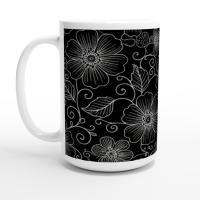 Floral Cups -  Large and Small Ceramic Mug