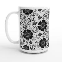 Floral Cups -  Large and Small Ceramic Mug