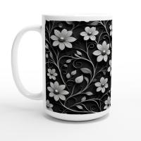 Floral Cups -  Large and Small Ceramic Mug