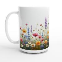 Floral Cups -  Large and Small Ceramic Mugs