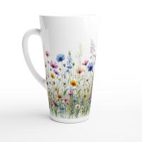 Latte 17oz Ceramic Mug - Coffee or Tea Cup, Extra Tall