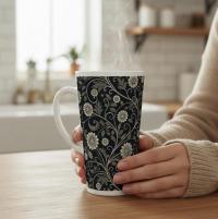 Latte 17oz Ceramic Mug - Coffee or Tea Cup, Extra Tall