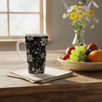 Latte 17oz Ceramic Mug - Coffee or Tea Cup, Extra Tall