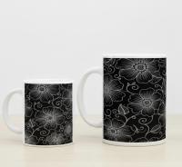 Floral Cups -  Large and Small Ceramic Mug