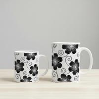 Floral Cups -  Large and Small Ceramic Mug