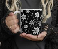 Floral Cups -  Large and Small Ceramic Mugs