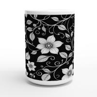 Floral Cups -  Large and Small Ceramic Mug