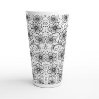 Latte 17oz Ceramic Mug - Coffee or Tea Cup, Extra Tall