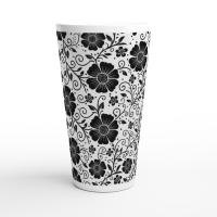 Latte 17oz Ceramic Mug - Coffee or Tea Cup, Extra Tall